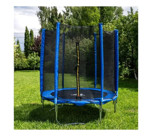 Батут DFC Trampoline Fitness с сеткой 12ft