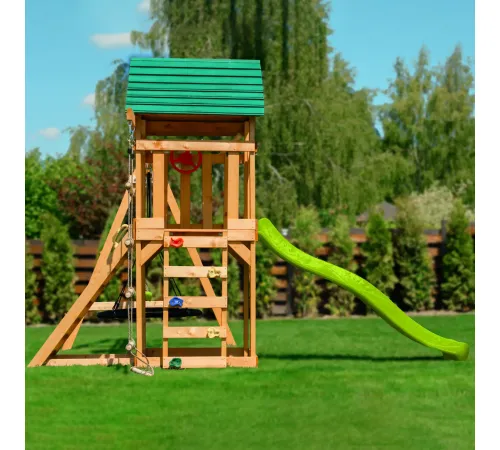 Детский игровой комплекс UNIX Kids (6 in 1) Light Green